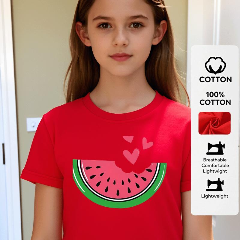 Watermelon Slice With Hearts