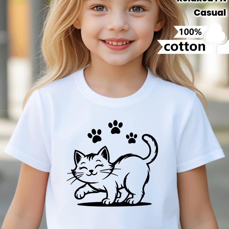 Cute Cat Paw Prints Playful