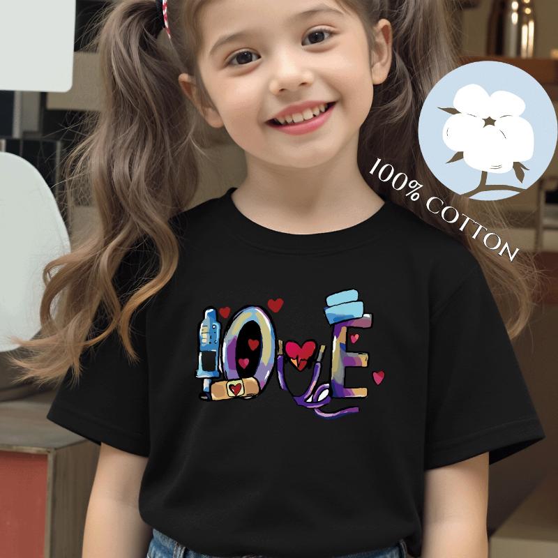 Love Medical Care Heart Stethoscope Syringe Bandage