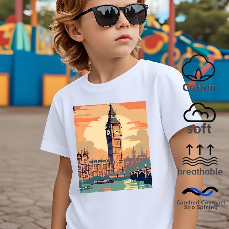 Big Ben London Sunset River Scene