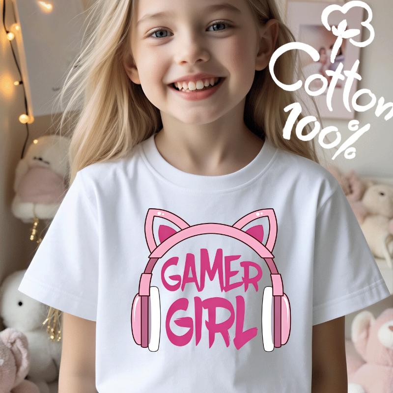 Gamer Girl Headphones Cat Ears Pink