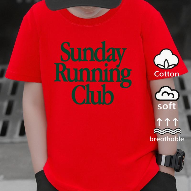 Sunday Running Club Text Design