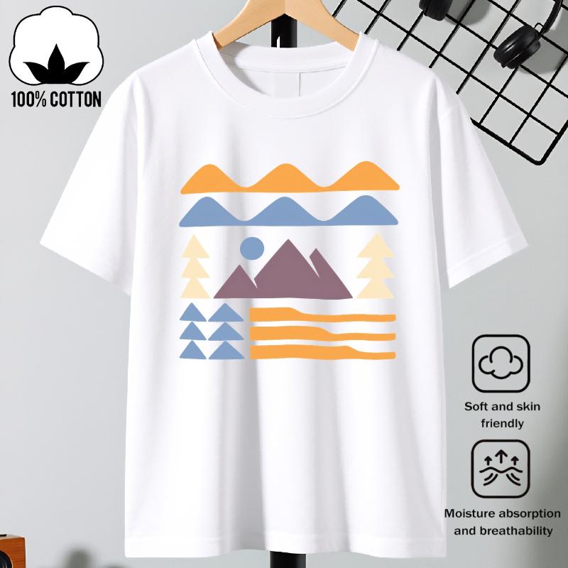 Mountain Landscape Geometric Print