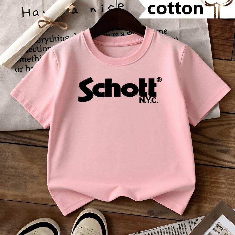 Schott Nyc Logo Pattern Print Design