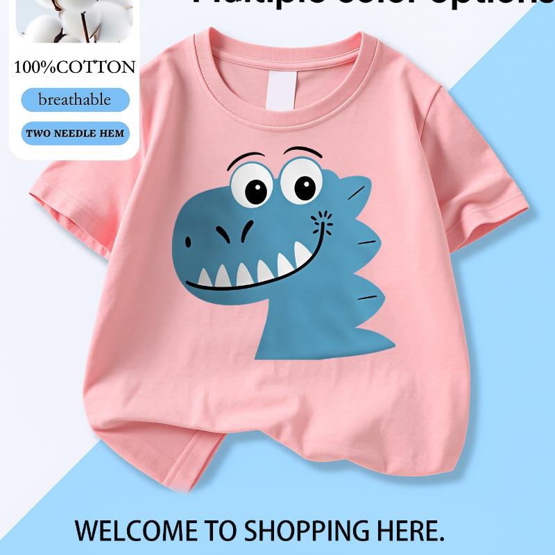 Blue Dinosaur Print