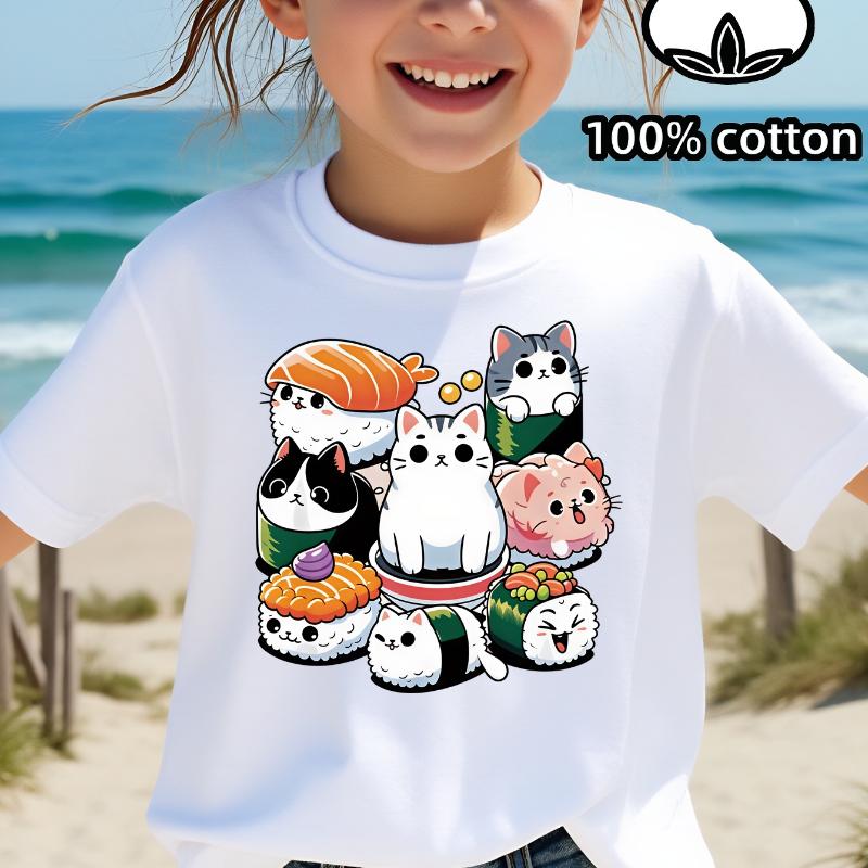 Cute Cats Sushi Design