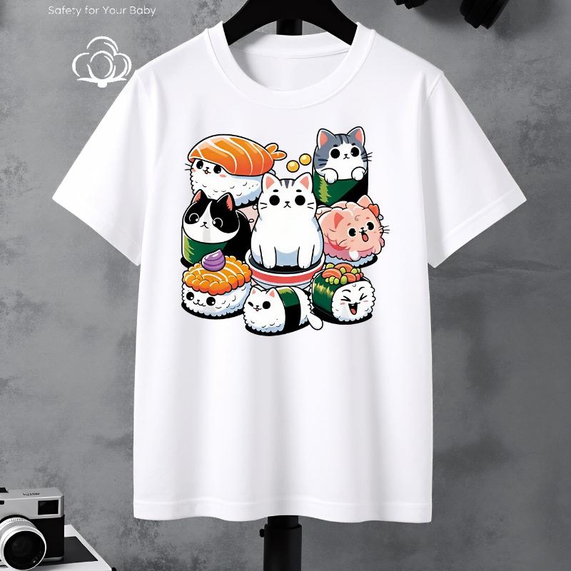 Cute Cat Sushi Print